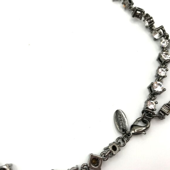 Vintage VTG rare signed SCAASI Statement Rhinestone Statement Necklace & Clip Ea - Picture 13 of 13